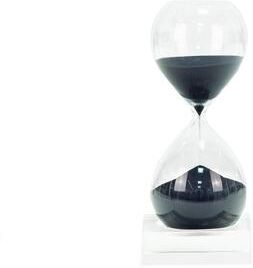 Bey Berk 30 Min.Sand Timer on Cristal Base-Navy Sand