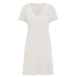Damella Silk Nightdress SS Elfenbein Seide Medium Damen