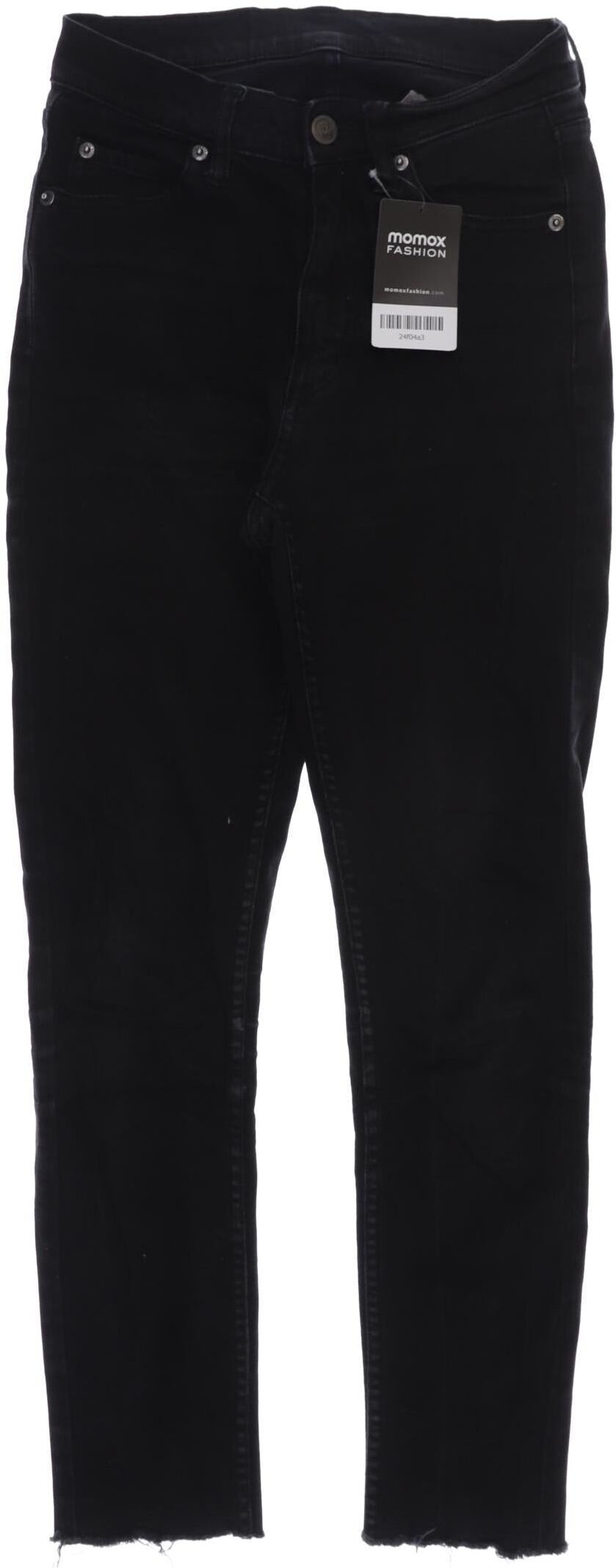 Cheap Monday Damen Jeans, Schwarz, Gr. W25, Baumwolle / Elasthan - Second Hand