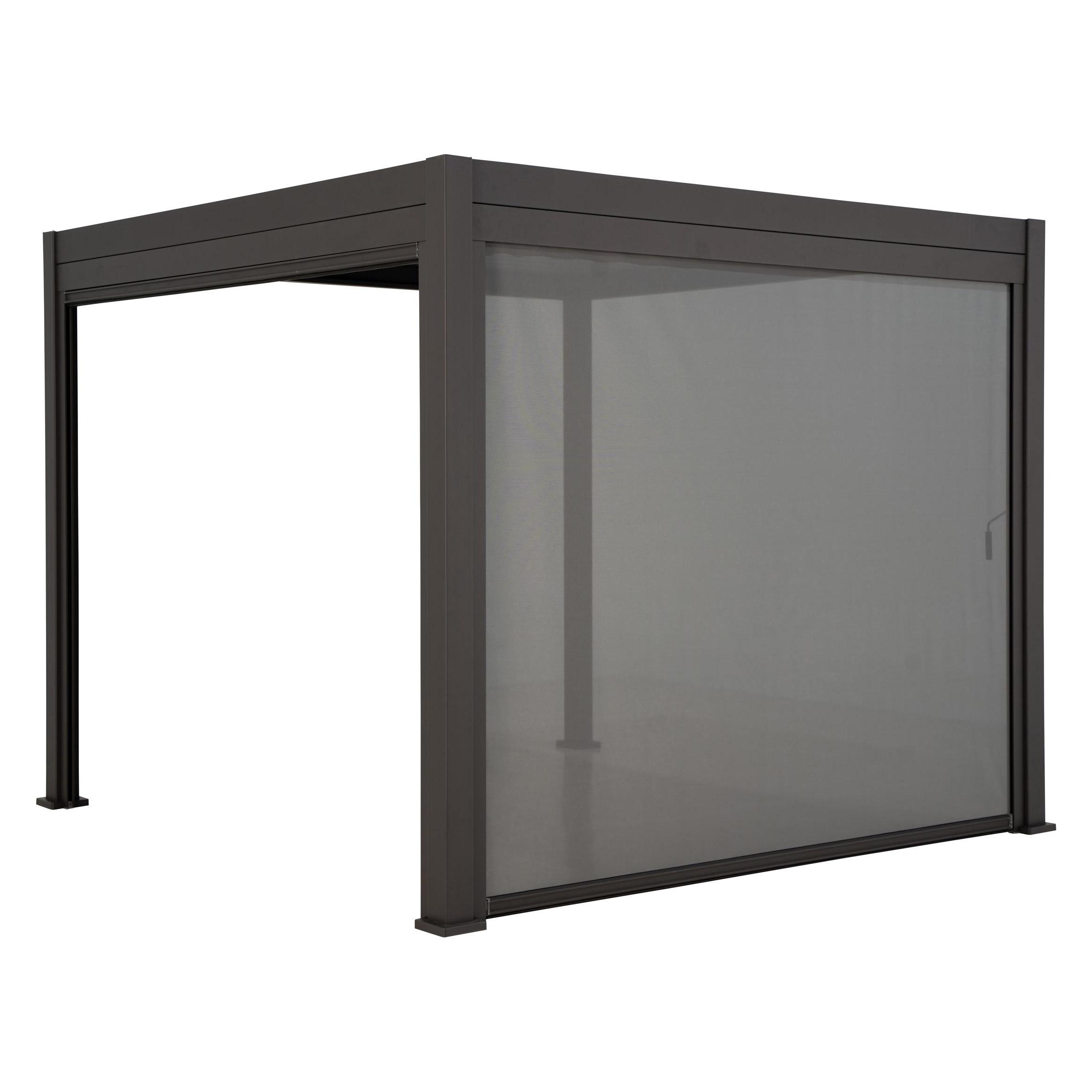 Leco Rollo 3 m zur Lamellenpergola DELUXE anthrazit (1 cm, 279 cm) (4714324114)