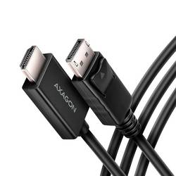 AXAGON RVD-HI20C2 HDMI / DisplayPort Adapter [1x HDMI-Stecker - 1x DisplayPort Stecker] Schwarz 1.8 m