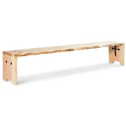 Forestry Bench - Bank 235 cm (4 Personen) raw