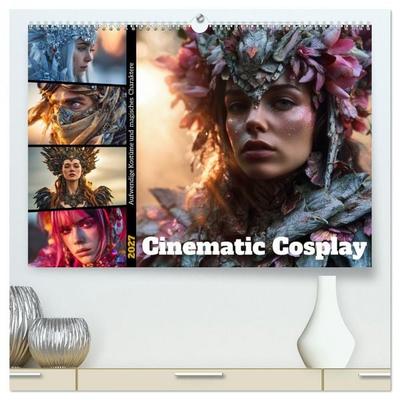 Cinematic Cosplay (hochwertiger Premium Wandkalender 2027 DIN A2 quer), Kunstdruck in Hochglanz