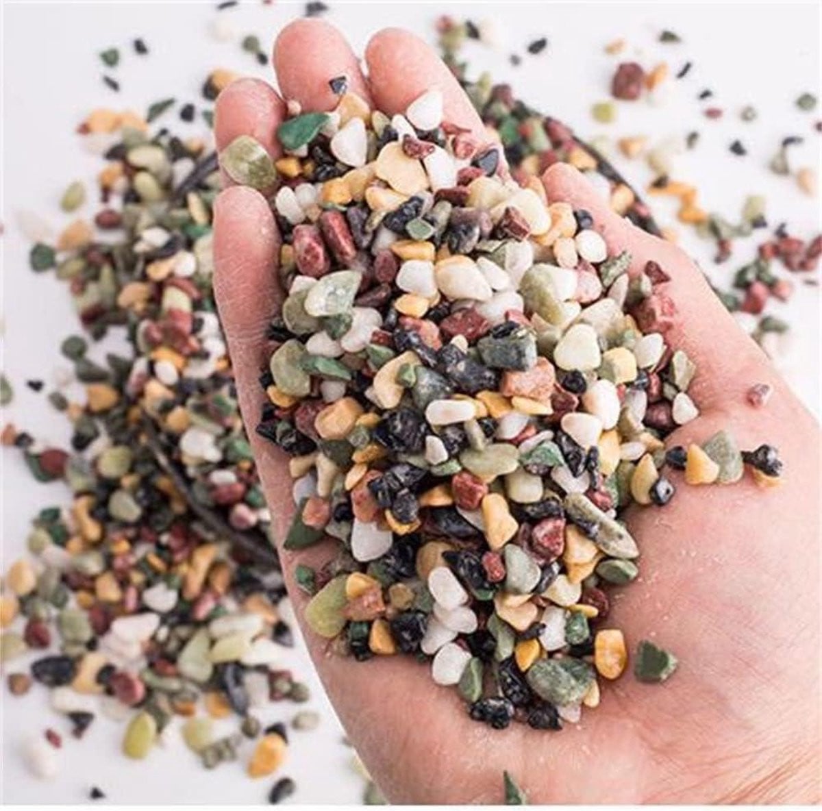 Natuurlijk Kristal Grind Paars - 100g - Decoratie Steentjes voor Aquarium