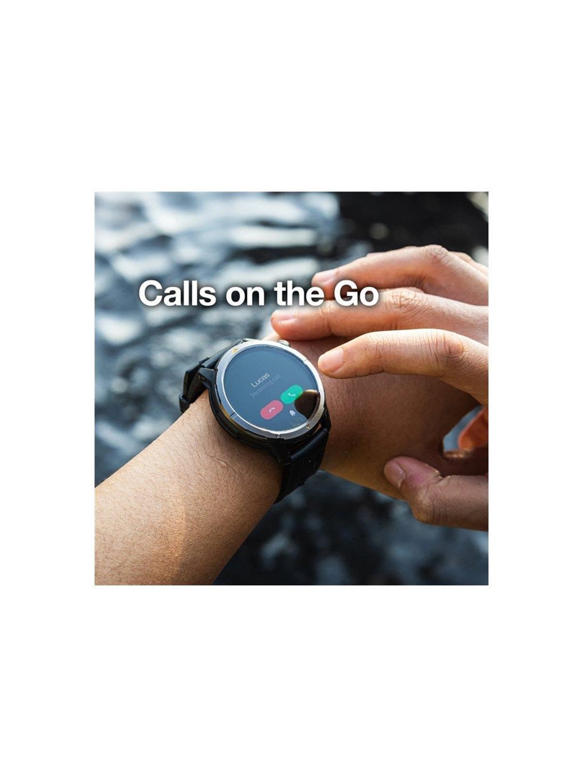 AGM Legion Yes smart watch with strap - black