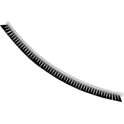 Sebo 4028 Bürstenstreifen schwarz für 460, 470, BS 46, 450 Evo für Teppichbürstmaschine Sebo 460, 470, BS 46, 450 Evo