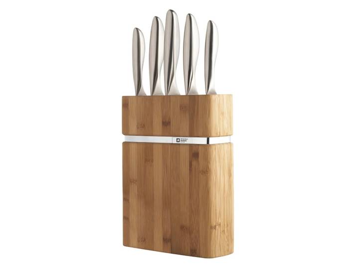 Bloc bamboo 5 couteaux de cuisine