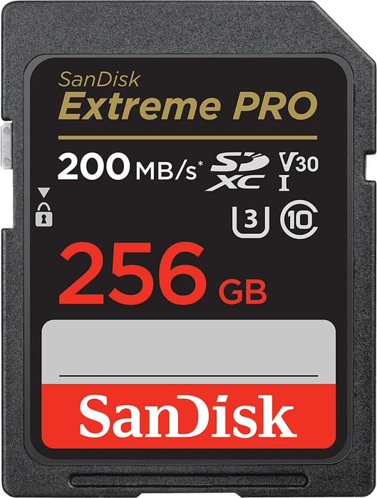 SANDISK SDXC 256GB Extreme PRO + Rescue PRO Deluxe
