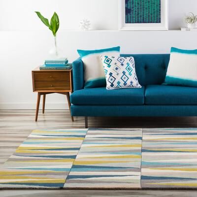 Livabliss Raahe Geometric Hand-tufted Wool Area Rug - 8' x 11'