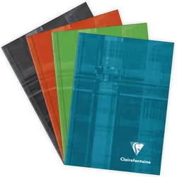 5x Clairefontaine, Heft + Block, Notizbuch (A6, Kariert, Harter Einband)