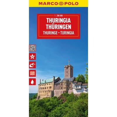 MARCO POLO Reisekarte Thüringen 1:200.000, Sonstige von Marco Polo Verlag, MairDuMont, 978-3-575-01860-1