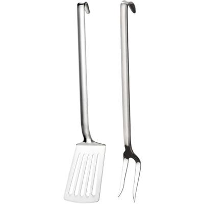 Kochbesteck-Set PINTINOX "Professional", silber (edelstahlfarben), Edelstahl 18/10, Kochbesteck-Sets, Grill/Kochbesteck, Edelstahl 18/10, spülmaschinengeeignet