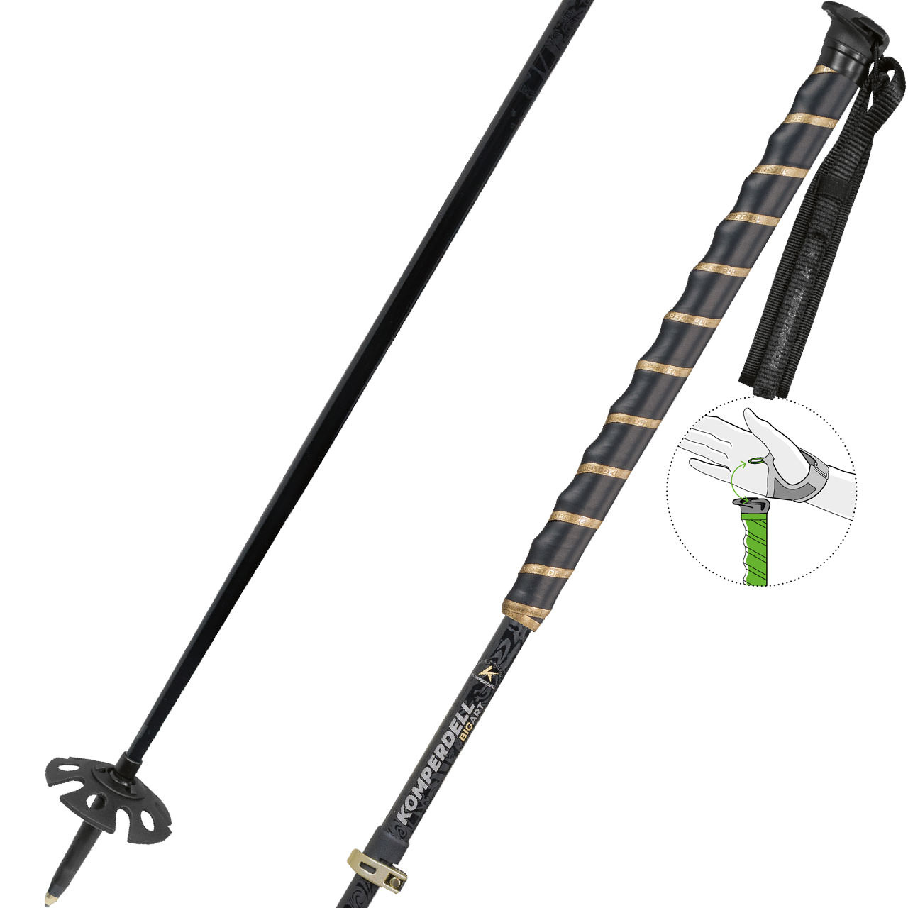 Komperdell Big Art Carbon Vario black