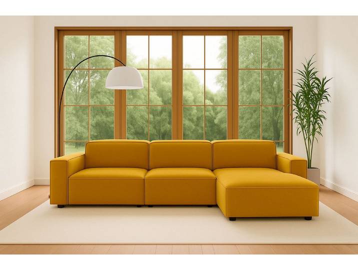 Kaiser Möbel Ecksofa Ecksofa Cursal L-Form – modular, modern, unvergleichlich bequem, Einzelsofa