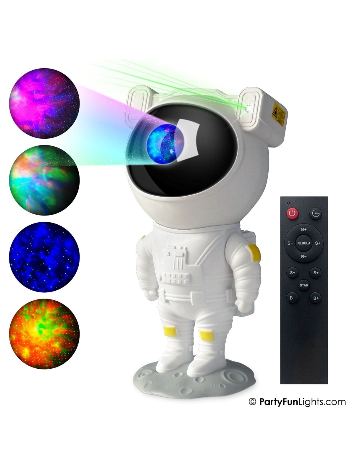 Party Funlight Astronaut Space Projector 23cm