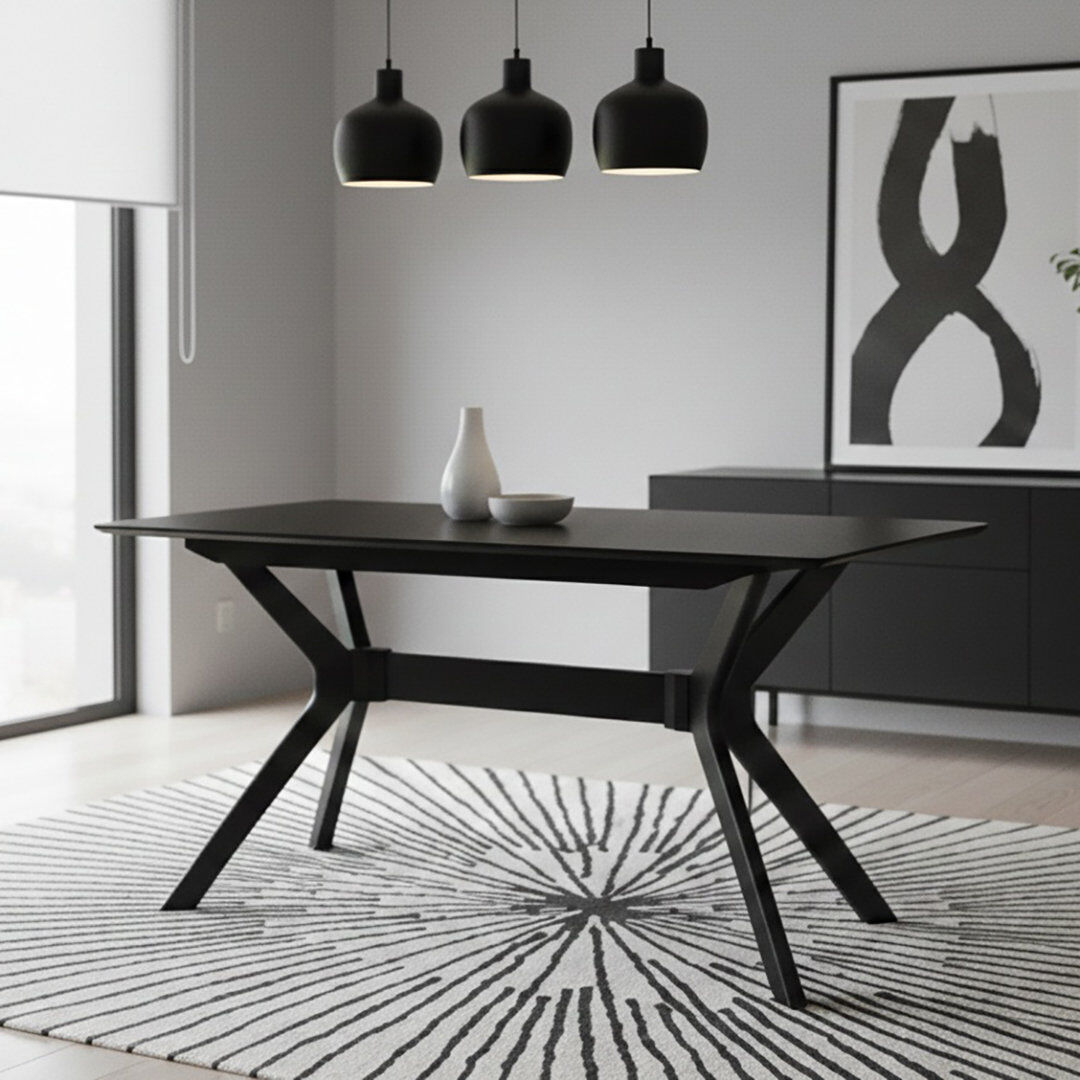 Borough Wharf Anele Dining Table Black