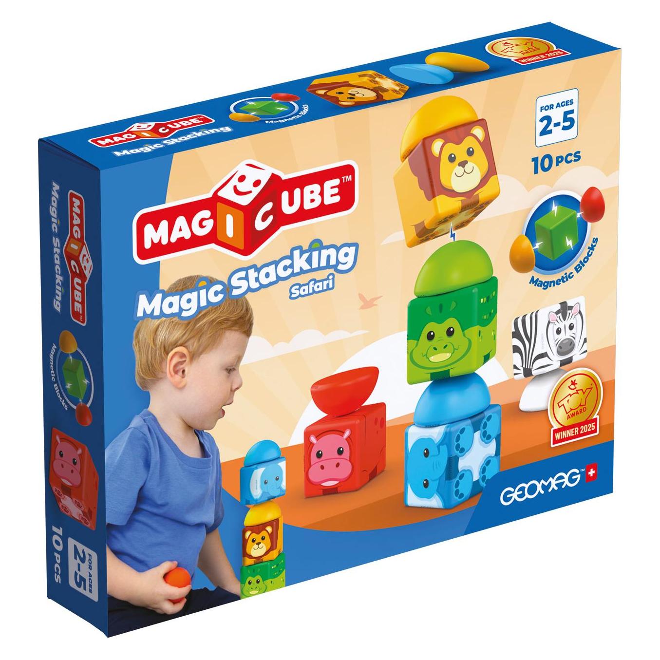 Geomag 305 Magicube Blocks Stacking Safari 10 (54201)