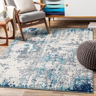 Livabliss Aveza Modern Abstract Polypropylene Area Rug