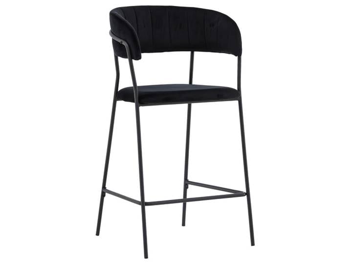 Livetastic Barhocker-Set, Schwarz, Metall, zylindrisch, 53x97x49 cm, Esszimmer, Barmöbel, Barhocker