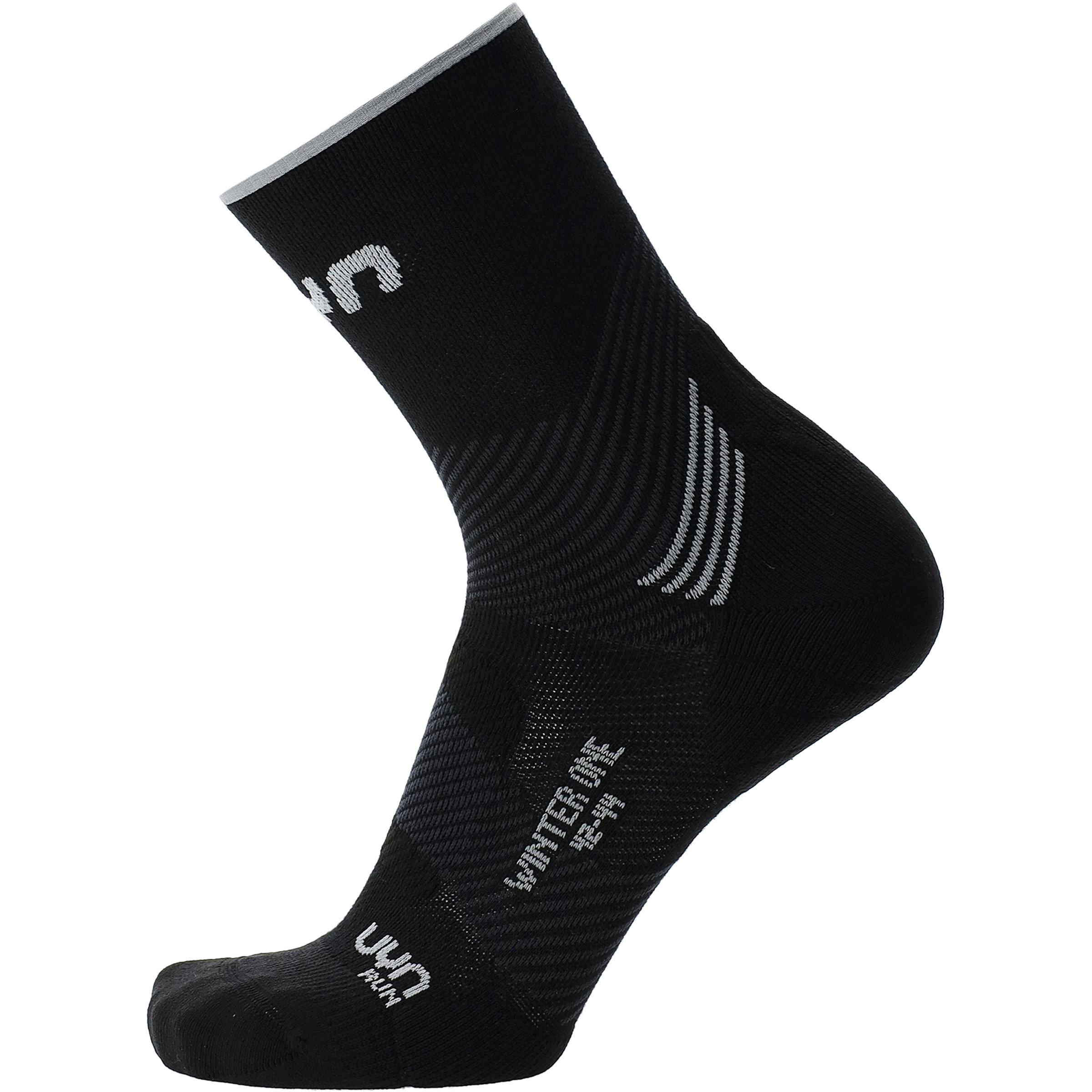 Uyn Run Winter One Herren Laufsocken schwarz Größe 39 Laufen | Trailrunning Hautfreundlich