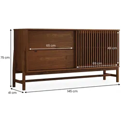 Idimex, Kommode + Sideboard, Adamo (145 x 41 x 75 cm)