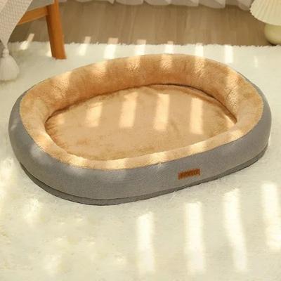 Uplift Treasures Warm Plush Winter Pet Bed grey xl