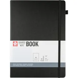 Sakura, Heft + Block, Notizbuch (A4, Kariert, Harter Einband)
