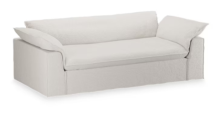 HKliving Bankhoes Nomad Cosy stof, Beige, 244 cm