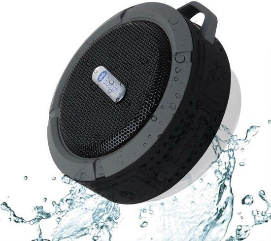 BP C6 Waterproof Draagbare Douche Speaker - Zwart
