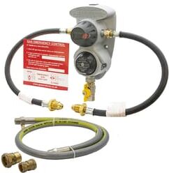Clesse TR800 ACO Gas Regulator Kit with OPSO & 1.2M Clessinox S/S Hose
