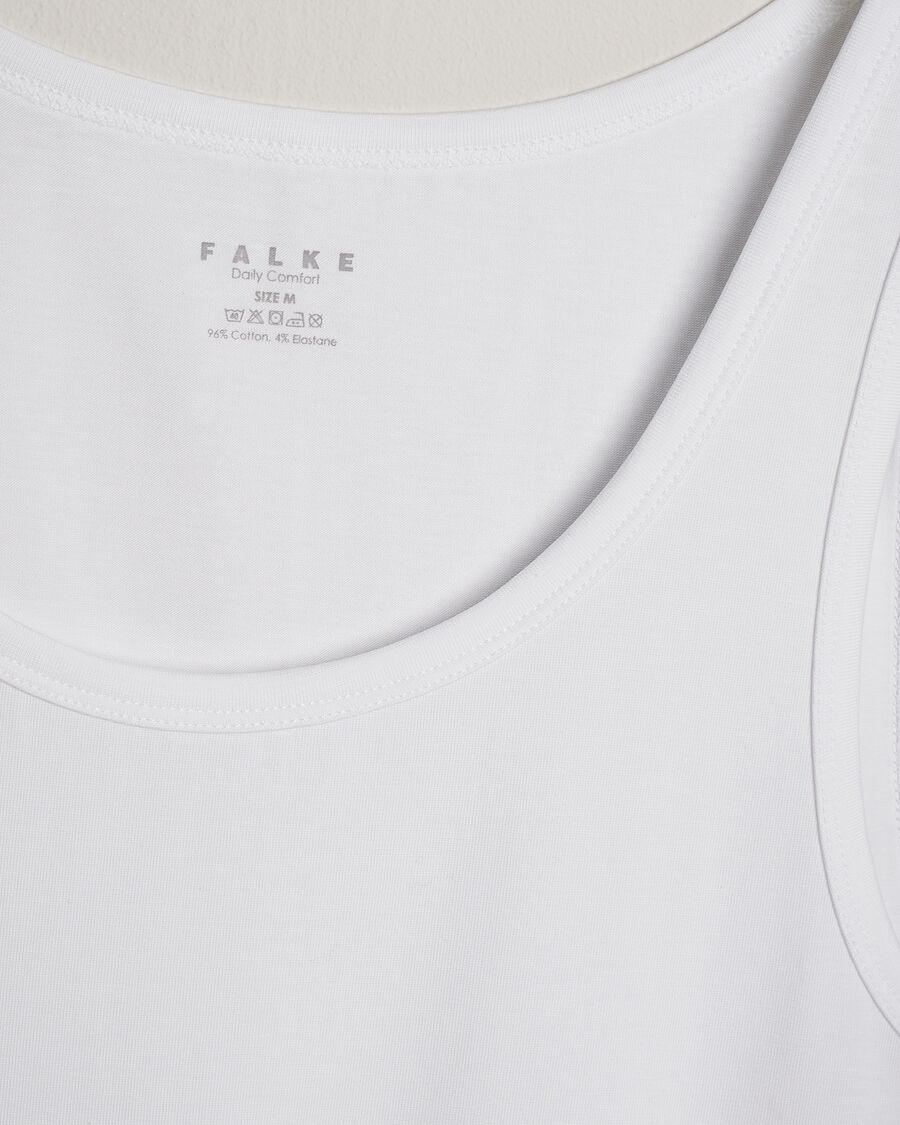 Falke 2-Pack Cotton Tank Top White men XL Hvid
