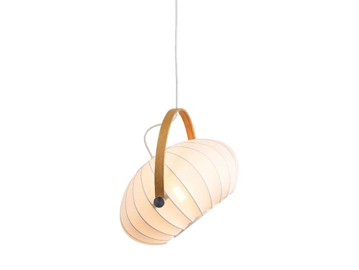 Design Pendellampe DC Textile Weiss Halo Design