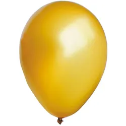 50x Luftballons "Perlmutt" gold Ø30cm