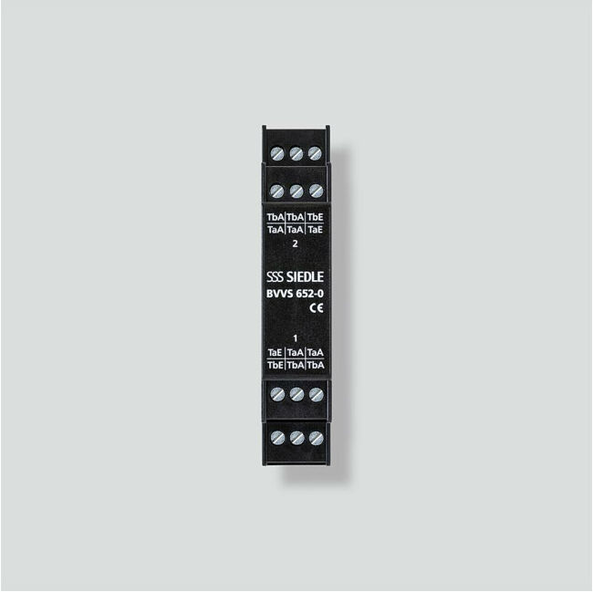 Siedle&Söhne; Répartiteur vidéo bus symétrique noir BVVS 652-0 (200049630-00)