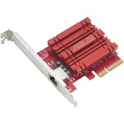 ASUS XG-C100C (PCI-E x4), Netzwerkkarte, Rot