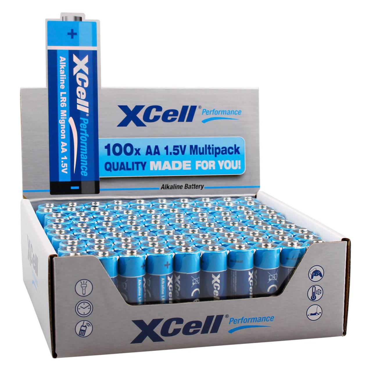 XCell Alkaline MN2400/AA/LR03 (10 Stk., AA, 2900 mAh) (AA 100)