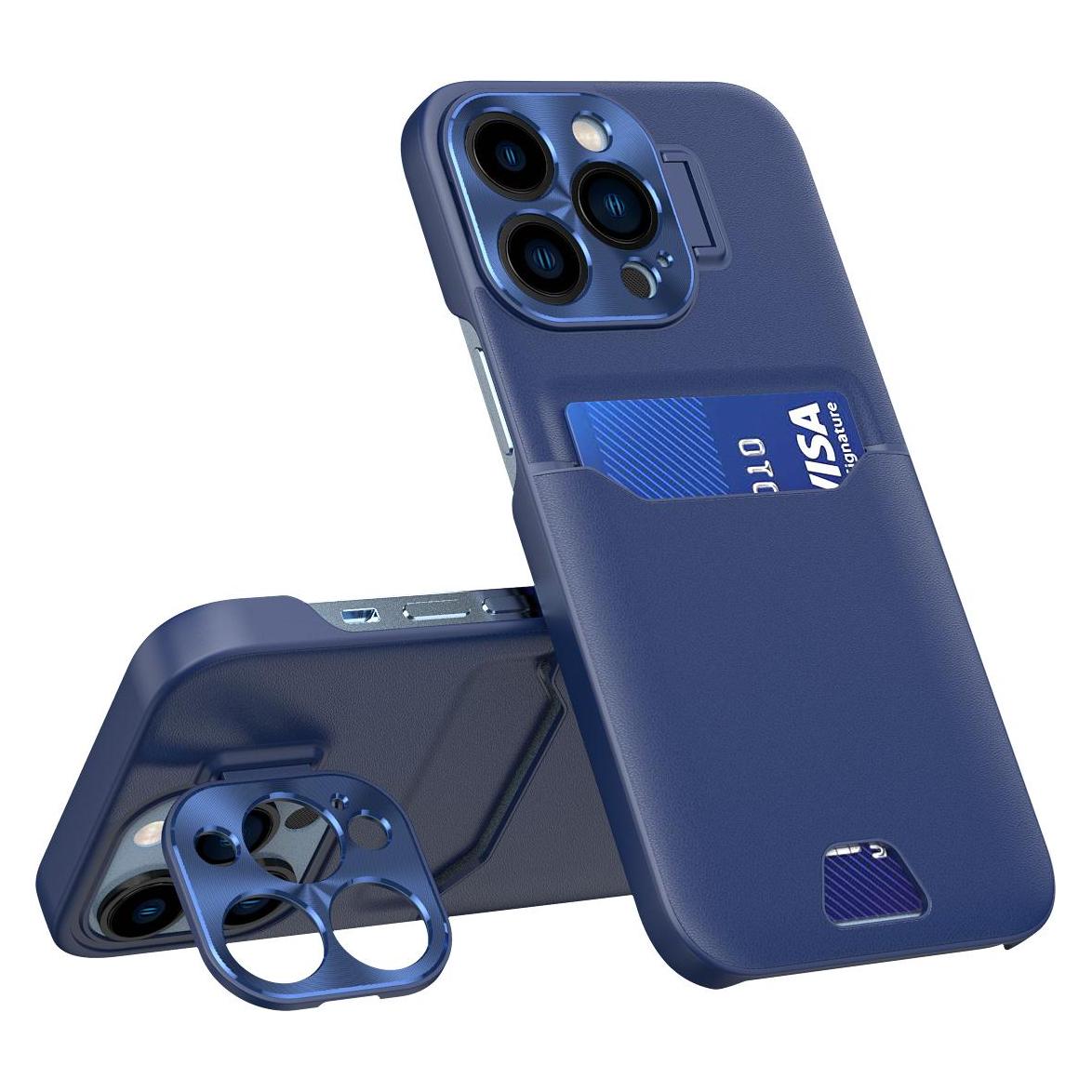 iLike iPhone 14 Pro Max cover card wallet with stand Leather Stand Case (Apple iPhone 14 Pro Max) (1404978613)