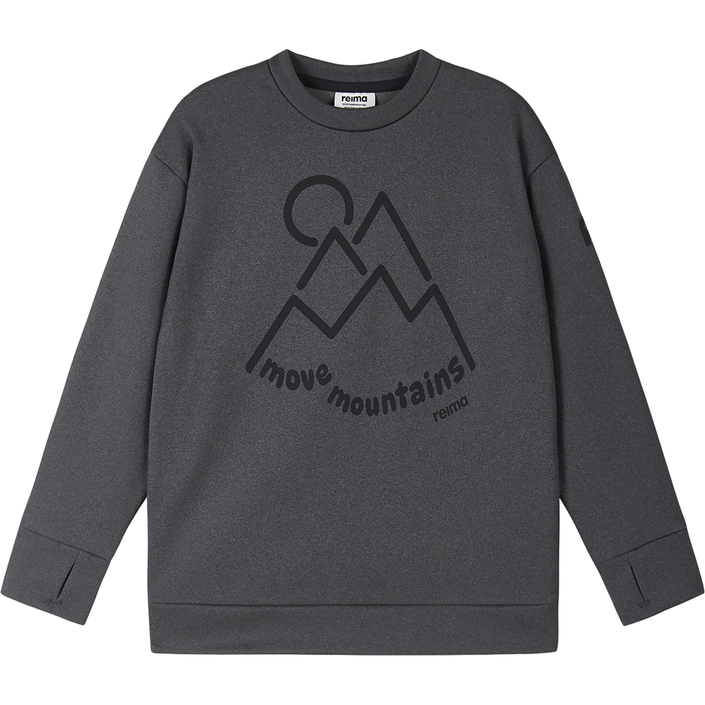 reima Reila Kinder Pullover grau Größe 158 Lifestyle Elastisch