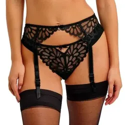 Freya Strumpfhosen Loveland Suspender Schwarz Large Damen