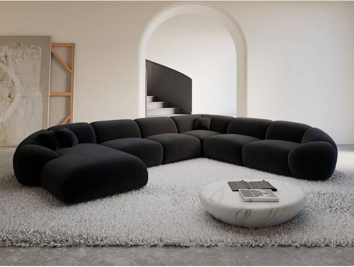 Sofa Dreams Wohnlandschaft Polster Wohnlandschaft Solverde XXL U-Form, Wohnlandschaft, U-Form, Moderne Wohnlandschaft in U-Form, 2 Zierkissen inklusive