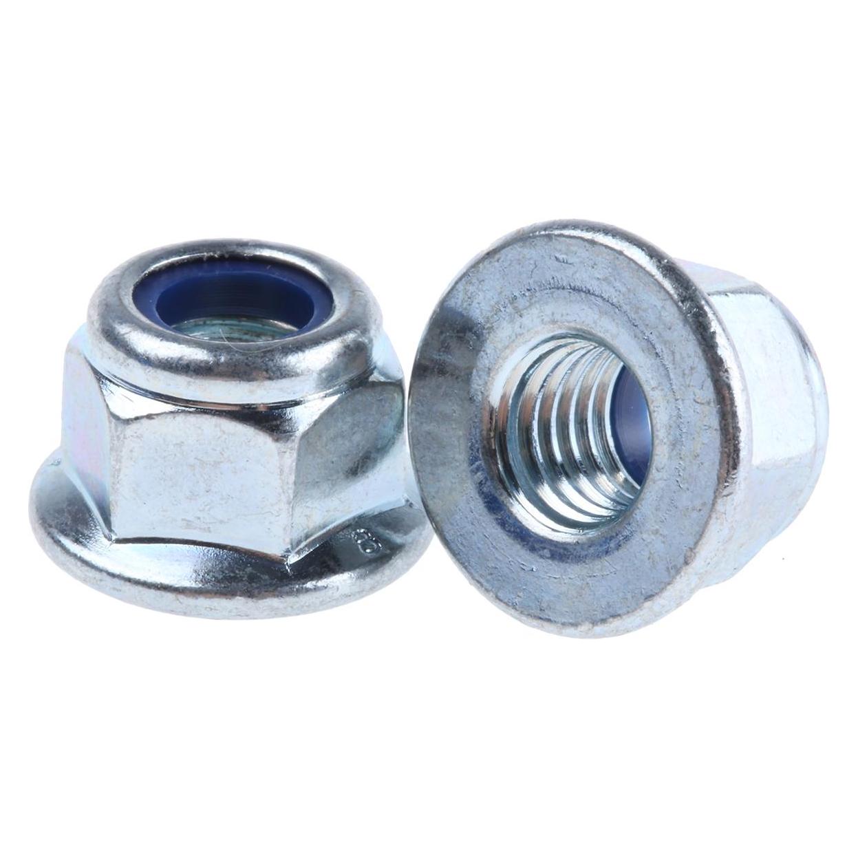 RS PRO Flanschmuttern selbstsichernd M8 (M8) (275620)
