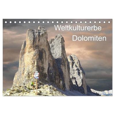 Weltkulturerbe Dolomiten Süd Tirol (Tischkalender 2026 DIN A5 quer), CALVENDO Monatskalender
