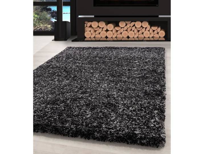 Tapis - CARPETTEX - Shaggy - Anthracite - 240 x 340 cm - Vintage