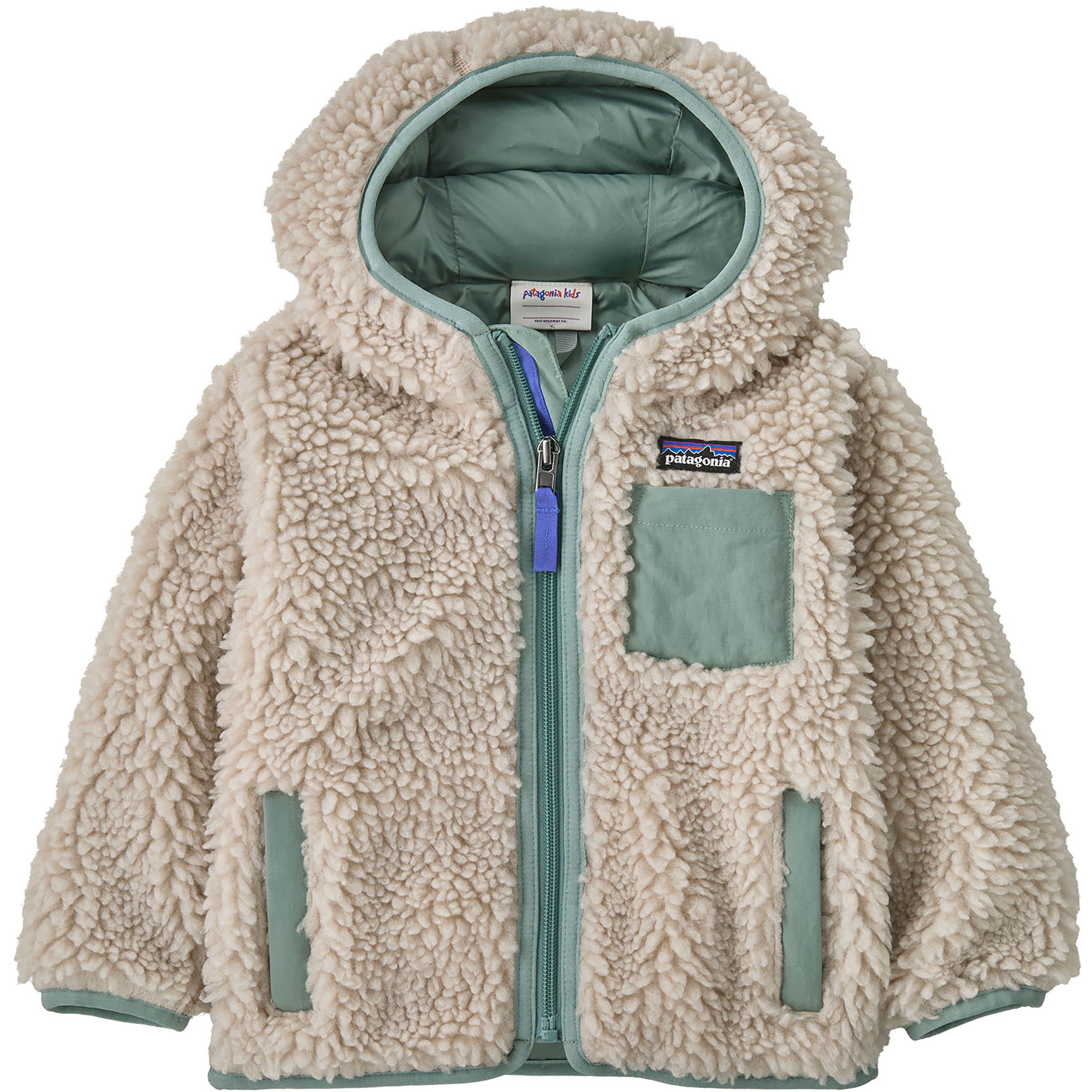 Patagonia Baby Retro-X Kinder Fleecejacke beige Größe 79 Lifestyle Windabweisend Wasserabweisend