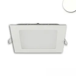 ISOLED LED Downlight, eckig, 9W, CRI90, IP42, ultraflach, blendungsreduziert, dimmbar, 4000K, weiß ISO-115461