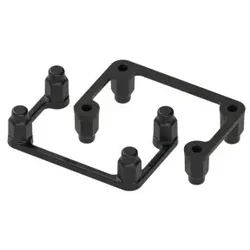PCE tm55833s Hutmutter 4-fach (4,8) 58x33mm (isoliert)
