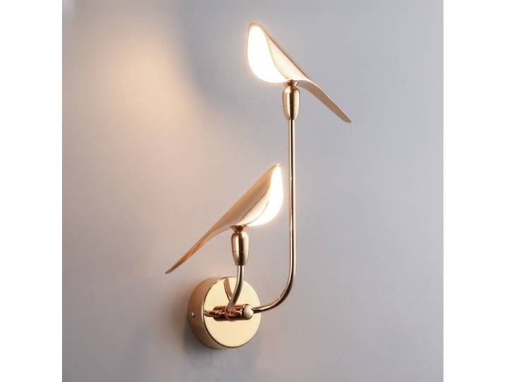 Nordique moderne mur LED lumière salon Bar créatif oiseau applique nouveauté appliques chambre lampe de chevet salon décoration de la maison