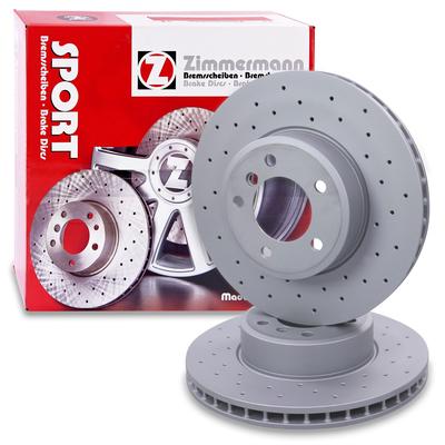 Zimmermann Sport-Bremsscheibe Ø324 belüftet Vorderachse [Hersteller-Nr. 150.3403.52] für BMW