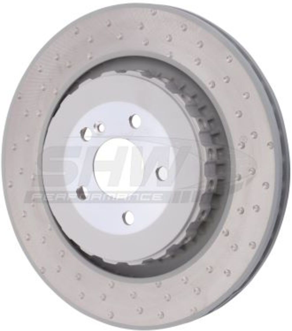 Shw Performance Bremsscheibe SHW TRX42212 hinten, belüftet, hochkarbonisiert, 1 Stück