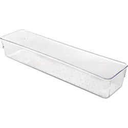 Metaltex Schubladen Organizer / Behälter stapelbar transparent large slim